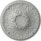 Ekena Millwork Tristan Ceiling Medallion (Fits Canopies up to 6 1/4"), Hand-Painted Frost, 32 3/8"OD x 3 1/2"P CM32TNFRF - alternate 1